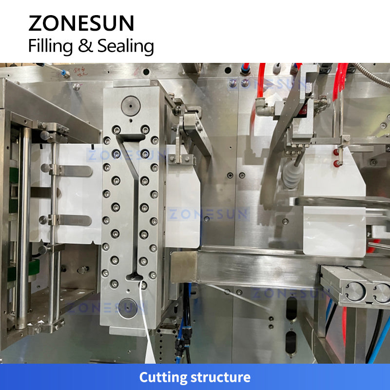 ZONESUN ZS-SPFC2 Automatic Spout Pouch Bag Forming Liquid Filling and Sealing Machine For Beverage, Cosmetic