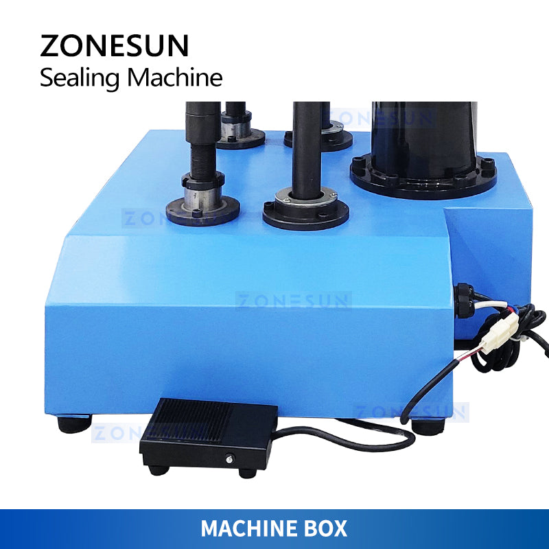 ZONESUN ZS-FK260 Double Heads Electric Aluminum Can Sealing Machine