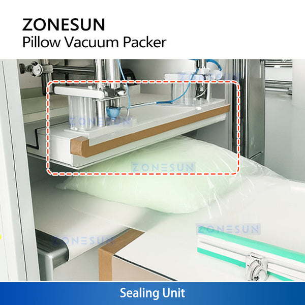Automatic Vacuum & Compression Pillow Wrapper Sealing unite