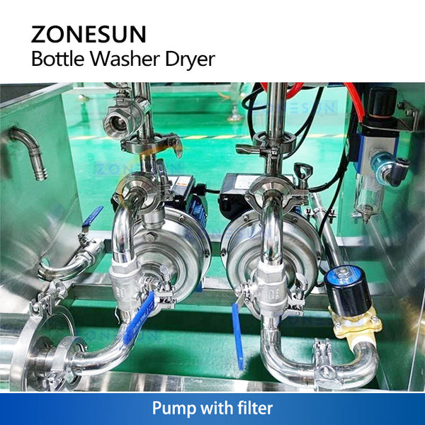 Pharmaceutical bottle rinser