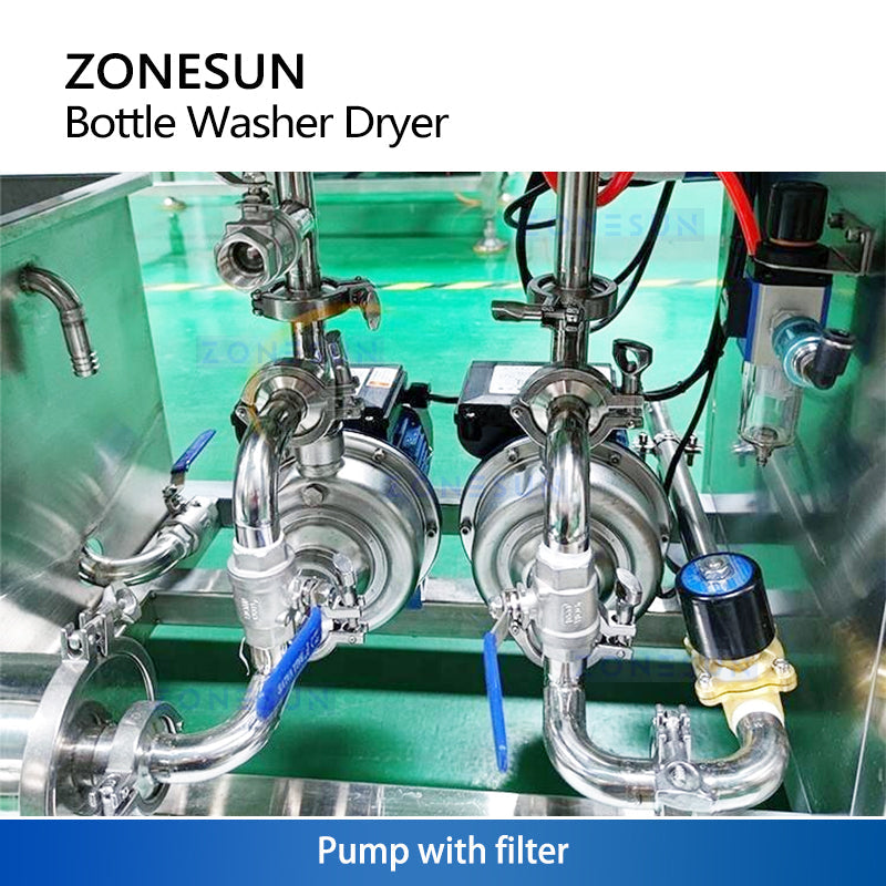 Pharmaceutical bottle rinser