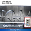ZONESUN ZS-FALU3 Jam & Sauce Bottling Line with Filling, Capping, Labeling