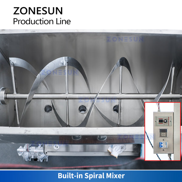 ZONESUN ZS-FALU3 Jam & Sauce Bottling Line with Filling, Capping, Labeling