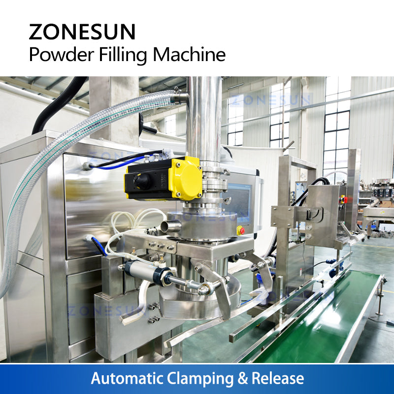 ZONESUN ZS-FM75L Semi Automatic Bag Powder Filling Machine Anti-dust Auger Filler