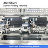 ZONESUN ZS-SWP5 Automatic Dual-Color Screen Bottle Printer With UV Curing System