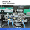 ZONESUN ZS-ACW2 Automatic Candle Wick Inserting Machine for High-Volume Candle Production Lines