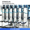 ZONESUN ZS-FAL180V11 Automatic Kaya Jam Food Filling and Glass Jar Production Line