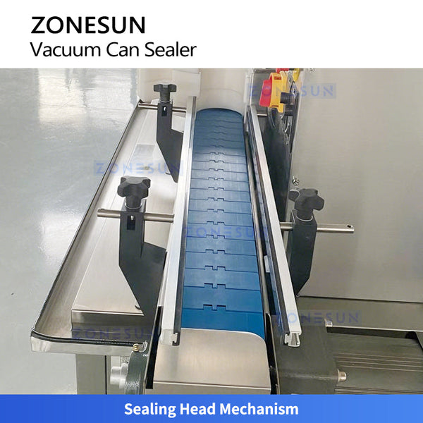 ZONESUN ZS-AFK200 Automatic Vacuum Metal Can Sealing Machine