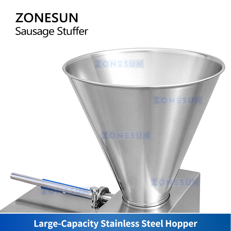 ZONESUN ZS-SFR1 Commercial Electric Sausage Filler Machine for Sausages Hot Dogs and Salami Meat Processing
