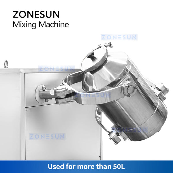 ZONESUN ZS-SBH10 3D Dry Powder & Granule Mixing Machine