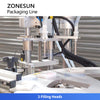 ZONESUN ZS-AFCL8 Automatic Roll-on Bottle Filling Capping Cartoning Equipment