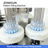 ZONESUN ZS-PGF5 Automatic Dual-Head Cosmetic Cream Pattern Filling Machine 5-80ml