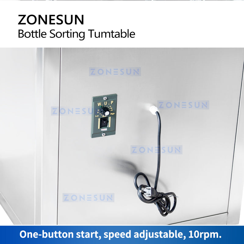 ZONESUN ZS-SP1000 Automatic Bottle Unscrambler Sorting Machine For Production Line