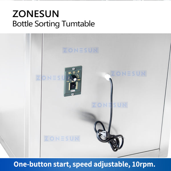ZONESUN ZS-SP1000 Automatic Bottle Unscrambler Sorting Machine For Production Line