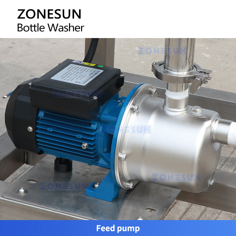 ZONESUN ZS-WB2S Semi-Automatic Dual Nozzle Bottle Washing Machine