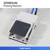 ZONESUN ZS-XG70ZC Pneumatic Jar Pressing Machine For Wine Bottle, T-Cork, Spray Outer Cap, Whisky