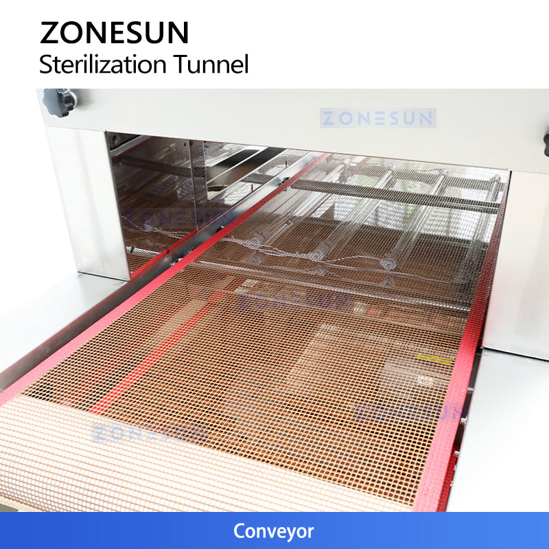 ZONESUN ZS-UVS2 Industrial UV Sterilization Tunnel for Packaging Products