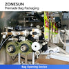 ZONESUN ZS-GW260D Automatic Premade Pouch Packaging Machine with 10-Head Combination Weigher for Powder & Fine Powder Materials