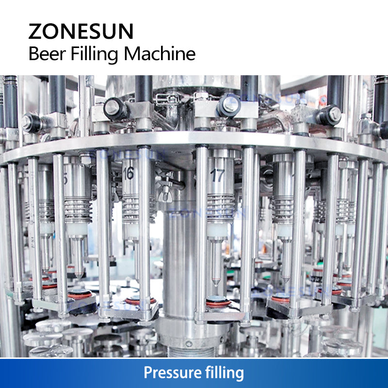 ZONESUN ZS-WFC18 Automatic Beer Bottling Machine Monoblock Equipment