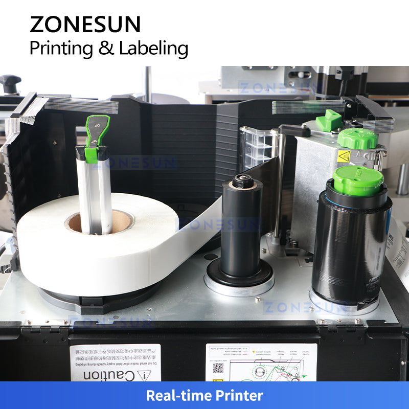 Square Bottle Labeling & Printing Machine
