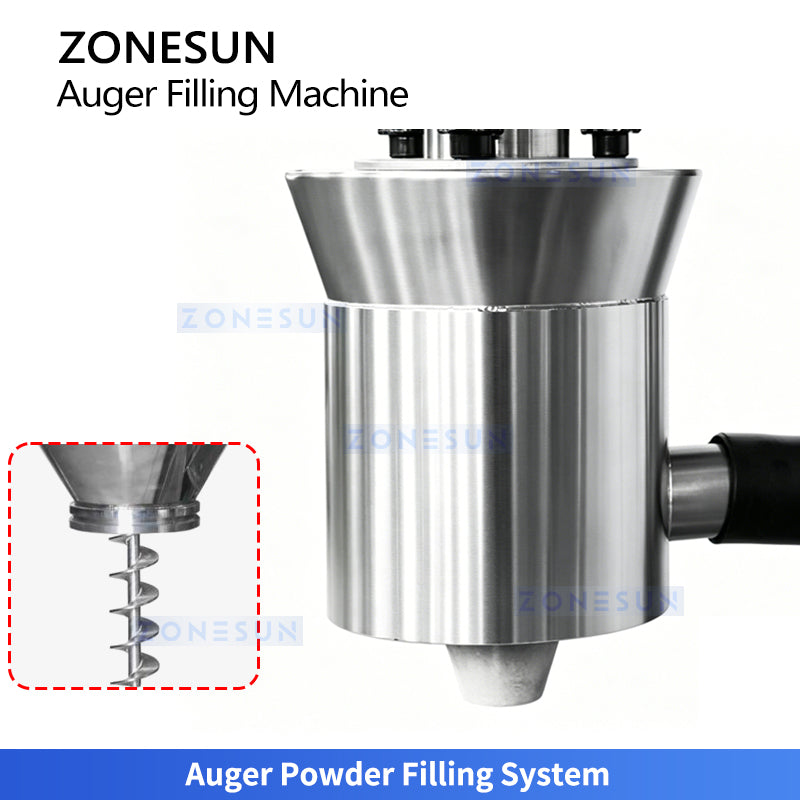 ZONESUN ZS-FM750F Semi-Automatic Auger Dry Powder Filling Machine