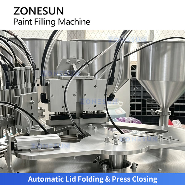 ZONESUN ZS-YL11 Automatic Rotary Paint Filling and Closing Machine