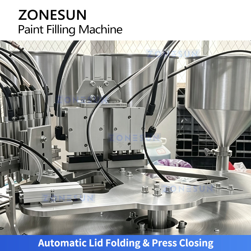 ZONESUN ZS-YL11 Automatic Rotary Paint Filling and Closing Machine