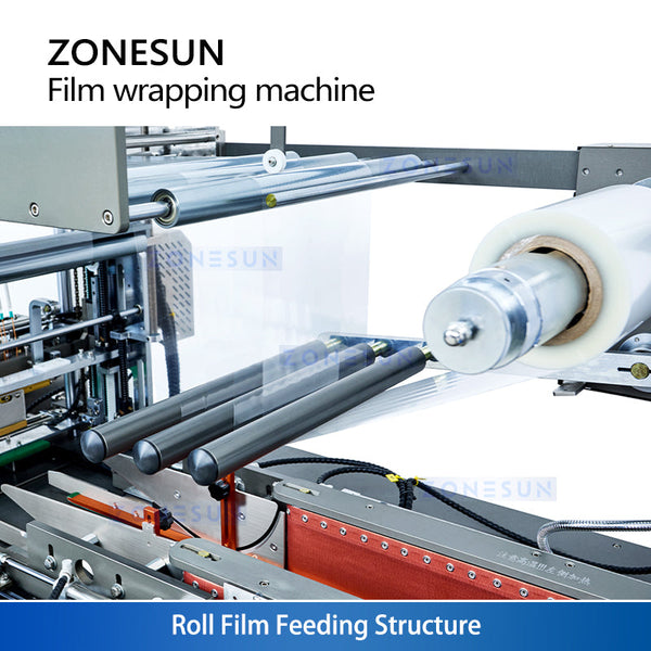 ZS-MSFM730 Servo Automatic 3D Transparent Film Box Overwrapping Machine