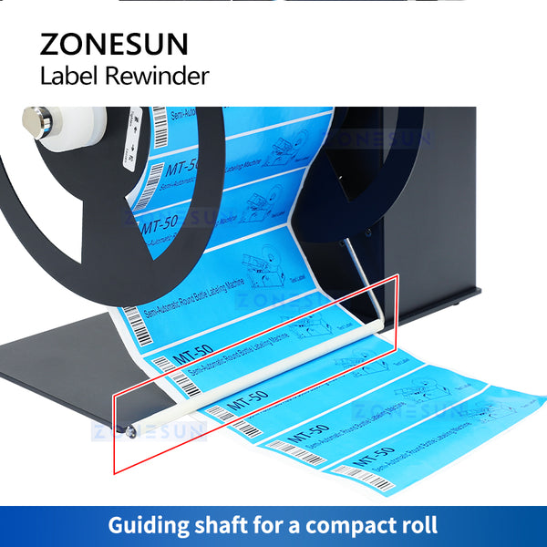 ZONESUN ZS-LRA8 Automatic Label Rewinder with Speed Control
