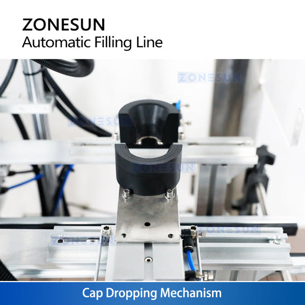 ZONESUN ZS-FAL180V16 Gear Pump Tracking Filling and Automatic Capping Line