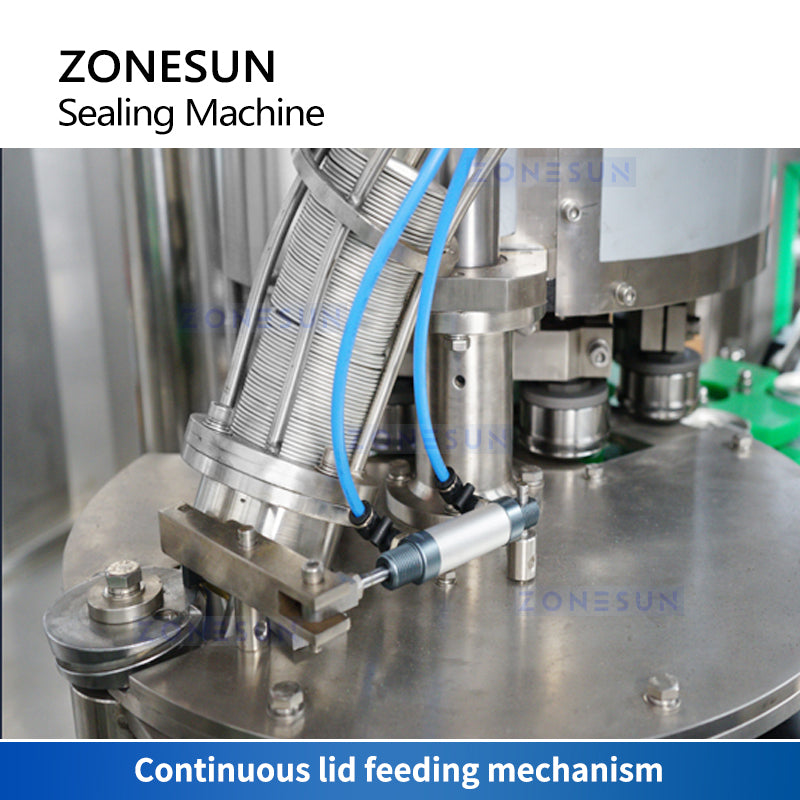 ZONESUN ZS-CFS18-4 Automatic Liquid Can Isobatic Filling Sealing Machine