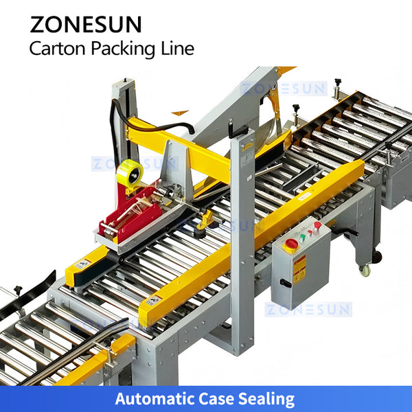ZONESUN ZS-CSPM5 End-of-line Carton Packaging & Palletizing System