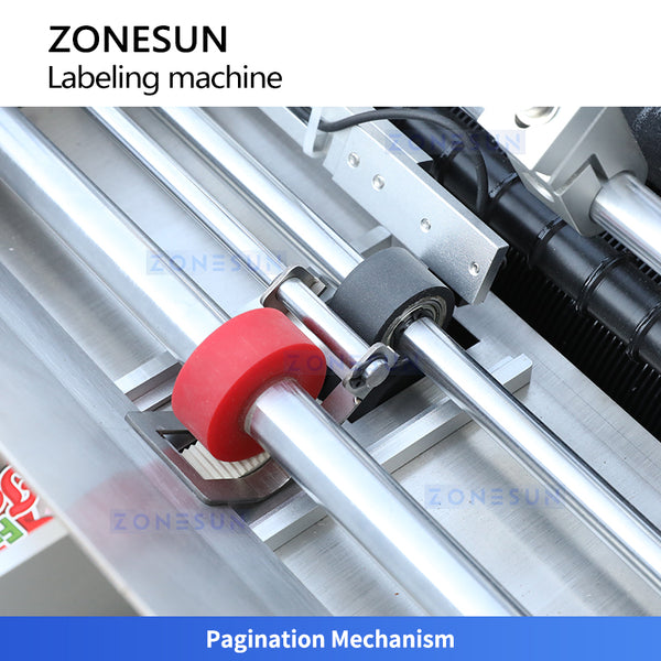 ZONESUN ZS-JTB10 Semi-Automatic Wet Glue Labeler for Round Bottles