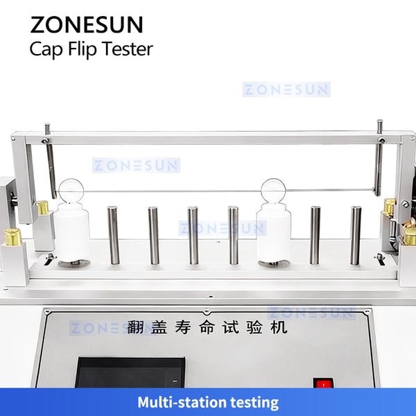 ZONESUN Automatic Flip Cap Life Test Machine 