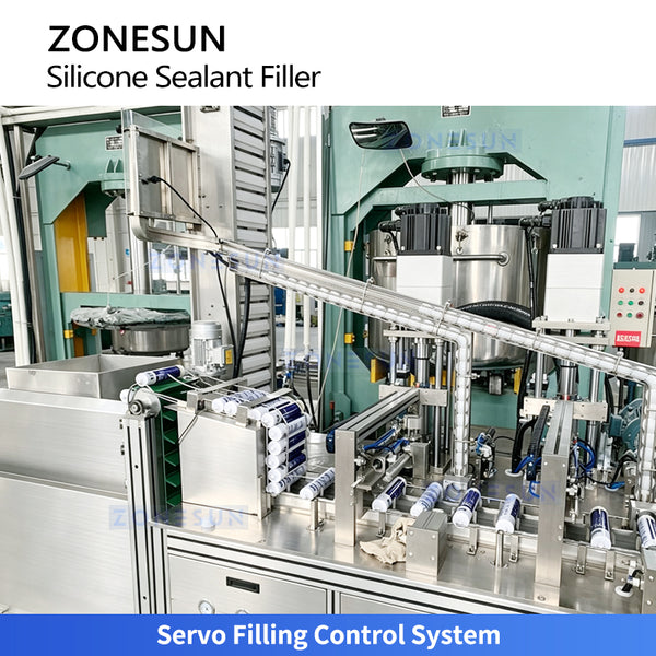 ZONESUN ZS-AGD7 Automatic Silicone Sealant Cartridge Filling and Capping Machine