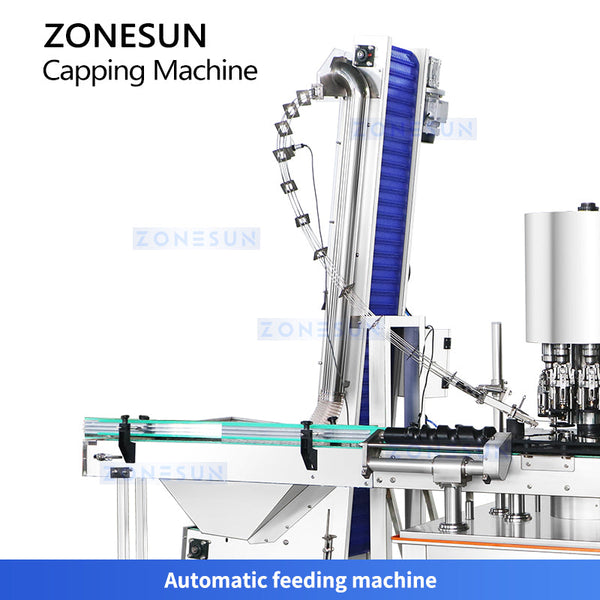 ZONESUN ZS-XG440C8 8-Head Rotary Capping Machine For ROPP Cap