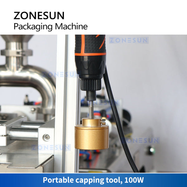 ZONESUN ZS-GTSP2 Dual-Head Spout Pouch Filling & Capping Machine