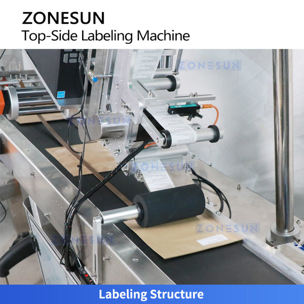 Industrial top labeler