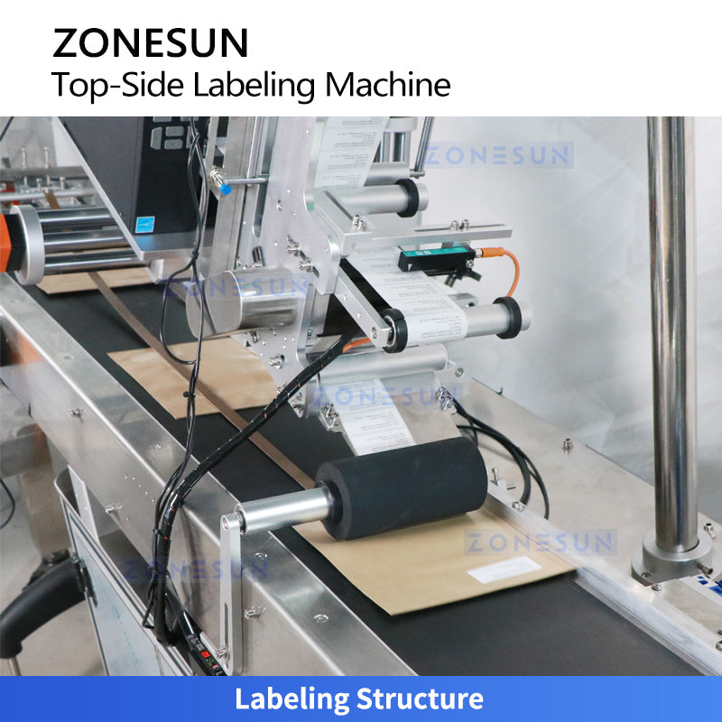 Industrial top labeler