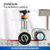 ZONESUN ZS-TB602 Automatic Top & Bottom Flat Surface Labeling Machine