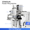 ZONESUN ZS-FM60 Semi Automatic Powder Filling Machine  Weighing & Dust-Free Auger Filling System