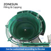ZONESUN ZS-AFC15 Automatic Peristaltic Pump Liquid Filling Capping Machine