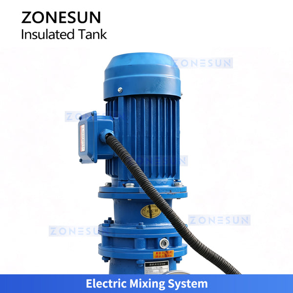 ZONESUN ZS-MB200LH SUS304 Stainless Steel Electric Heating and Mixing Tank