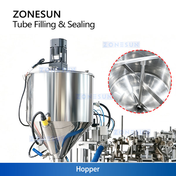 ZONESUN ZS-FS009A Full Automatic Liquid Paste Aluminum Tube Filling Sealing Machine