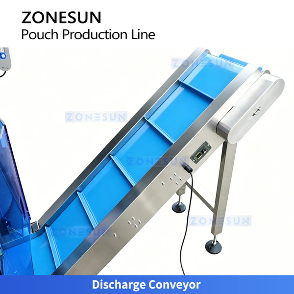 ZONESUN ZS-FSL220 Automatic Liquid Sachet Packaging Machine Pouch Filling, Sealing & Cutting Labeling System