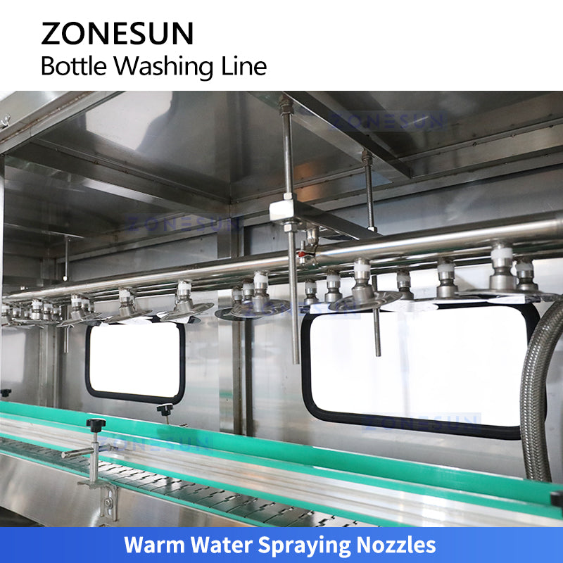 Bottle surface treatment machine