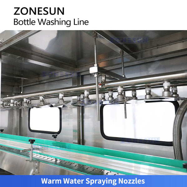 Bottle surface treatment machine