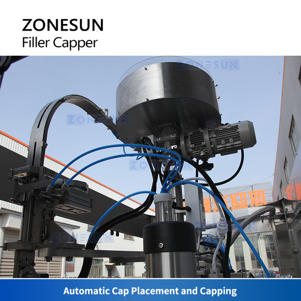 ZONESUN ZS-CFC4 Automatic Beer Filling Capping Machine Carbonated Isobaric Filler