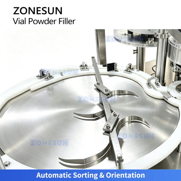 ZONESUN ZS-FAL12YF High Speed Automatic Vial Powder Filling and Crimp Capping Machine for Pharmaceutical Food and Chemical Powder Packaging