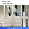 ZONESUN ZS-VTGZ100E Automatic Gravity Liquid Filling Machine with Diving Nozzles for Low Viscosity Liquids